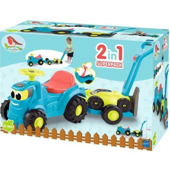 Écoiffier Garden&Seasons traktor bébitaxi fűnyíróval