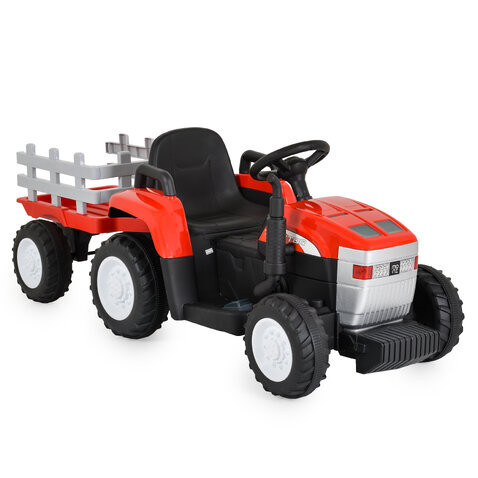 BO DALLAS elektromos traktor trélerrel - piros