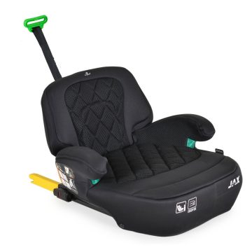   MONI JAX Isofix ülésmagasító háttámlával 125-150cm - fekete