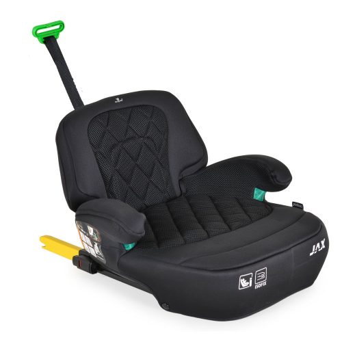 MONI JAX Isofix ülésmagasító háttámlával 125-150cm - fekete