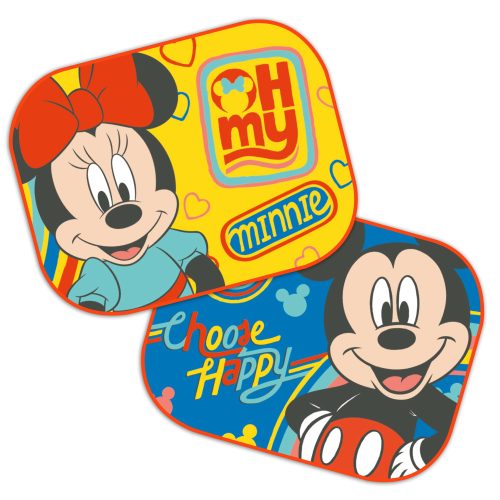 Seven Polska Árnyékoló 2 db-os 44*35cm Mickey és Minnie sárga-kék 