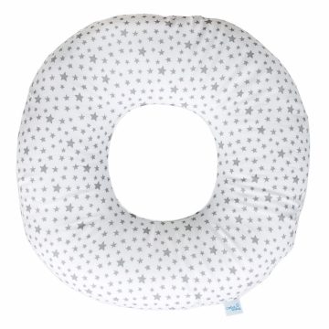   Ceba szülés utáni ülőpárna - Fánk csillag szürke-fehér