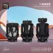 Moni i-MAXX autósülés, I-SIZE 40-150СМ, 360° ISOFIX,NYAKPÁRNA, JÁTÉKKAL - SZÜRKE