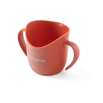 BabyOno tanulópohár - ergonómikus 12hó rózsaszín 1463/04