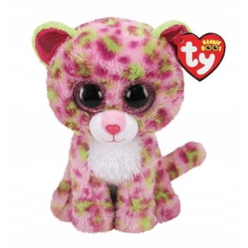TY BOOS plüssfigura LAINEY- rózsaszín leopárd - 15cm