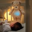 Nattou éjjeli fény zenélő plüss Sleepy maci szürke