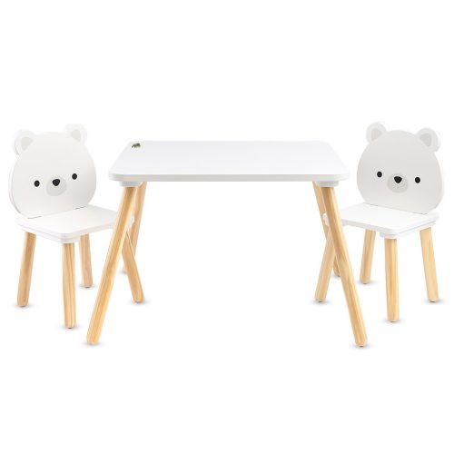 Moni Toys Fa asztal székekkel