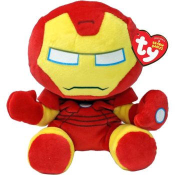 TY BEANIE BABIES SOFT MARVEL IRON MAN PLÜSS, 15 CM