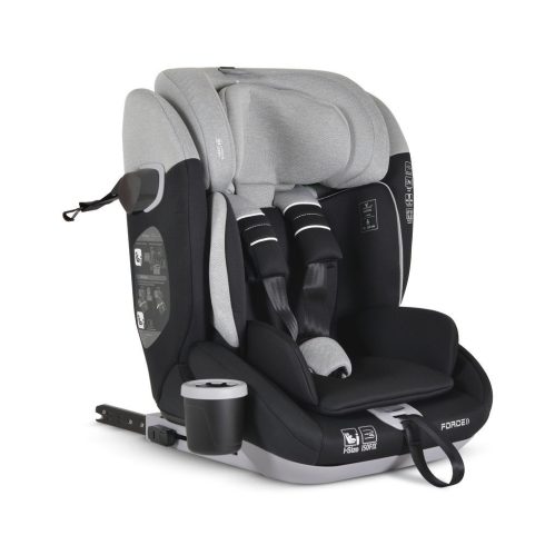 Cangaroo FORCE autósülés 76-150cm, ISOFIX, pohártartóval -Szürke