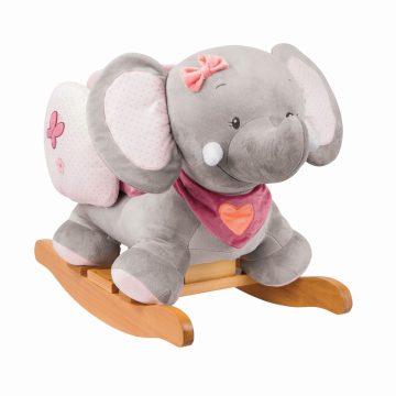   Nattou hintázó állatka plüss Adele & Valentine - Adele, az elefánt