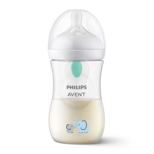 Philips AVENT SCY673/82 Natural Response cumisüveg AirFree 260 ml, 1hó+ ELEFÁNT