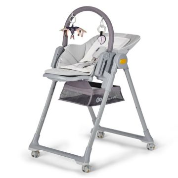 Kinderkraft etetőszék Lastree szürke