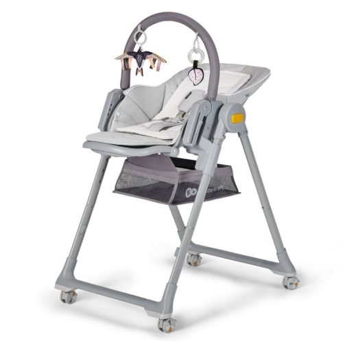Kinderkraft etetőszék Lastree szürke