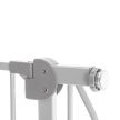 Lionelo ajtórács fém Truus 75-105 cm fekete-fa-natural