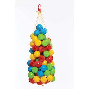 Színes labda hálóban - 100 db