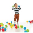 Mochtoys színes labda hálóban - 100 db