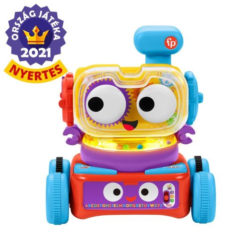 Fisher-Price fejlesztő játék tanuló robotpajti 4 az 1-ben HCK44