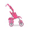 Moni Toys Stars játék babakocsi lapra csukhatós