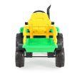 Moni Bo rancher elektromos traktor utánfutóval - zöld