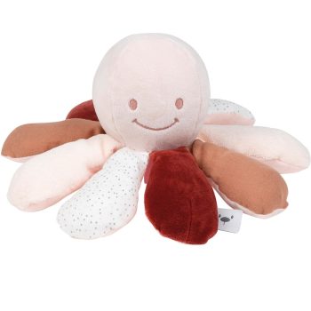 Nattou foglalkoztató plüss Lapidou Octopus Rozsda