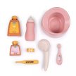 Smoby Baby Nurse Játékbaba fürdető szett, 8 részes - narancs