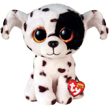 TY BEANIE BOOS plüssfigura LUTHER, 15 cm - Foltos kutya