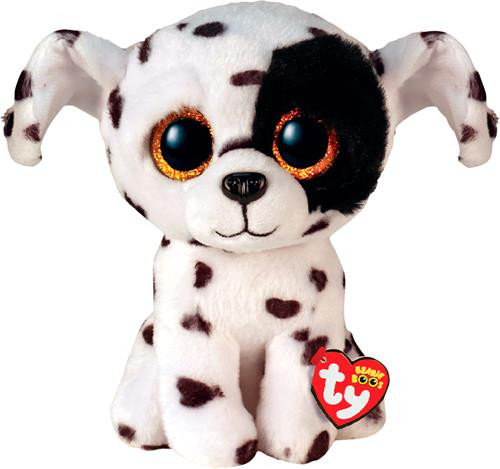 TY BEANIE BOOS plüssfigura LUTHER, 15 cm - Foltos kutya