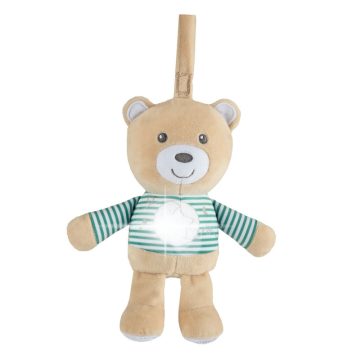   Chicco Lullaby Stardust Bear zenélő-fénylő altató plüssmackó