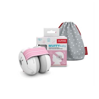 Alpine Muffy Baby fültok csecsemőknek rózsaszín