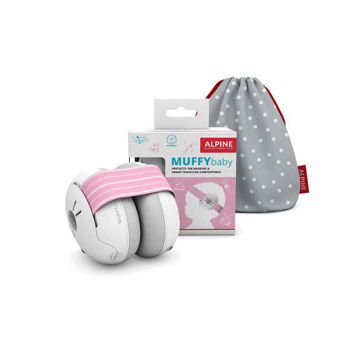 Alpine Muffy Baby fültok csecsemőknek rózsaszín