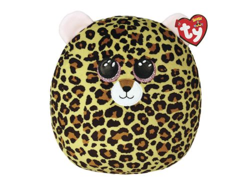 Ty Squishy Beanies párna alakú plüss figura LIVVIE - leopárd