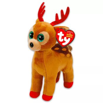 TY BEANIE BABIES plüssfigura TINSEL - rénszarvas - 15cm