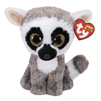 TY BOOS plüssfigura LINUS -lemúr- 15cm