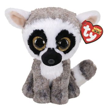 TY BOOS plüssfigura LINUS -lemúr- 15cm