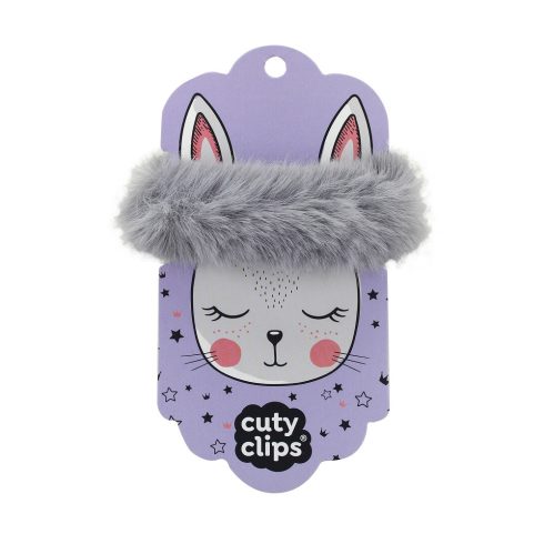 Snails Cuty Clips-Fluffy Bunny Grey hajgumi