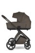 EASYWALKER Kombinált babakocsi Zoey Chestnut Brown + CBX By CYBEX Aton B2 i-Size + bázis