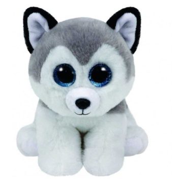 TY Beanie Babies plüssfigura BUFF , husky kutya -15cm
