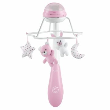 Chicco Rainbow Szivárvány zenélő forgó 3in1 rózsaszín