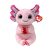 Ty Beanie Bellies plüss figura LOCKY, 15 cm - axolotl szívvel