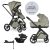 EASYWALKER Kombinált babakocsi Zoey Sage Green + CBX By CYBEX Aton B2 i-Size + bázis