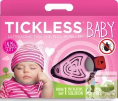 Tickless Ultrahangos kullancsriasztó baby - 2 szín