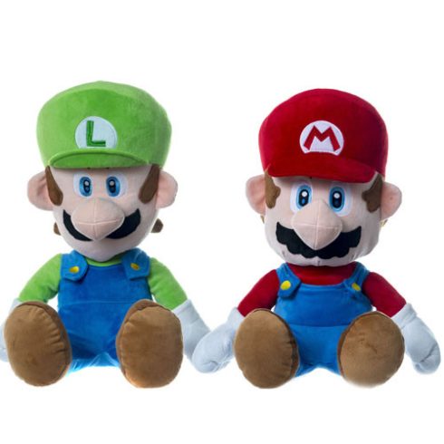 Plüss Nintendo figura Mario és Luigi 60cm