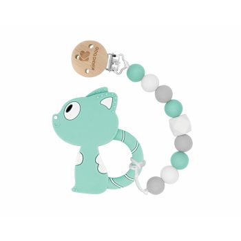 Kikkaboo cumitartó pánt szilikon Cica menta