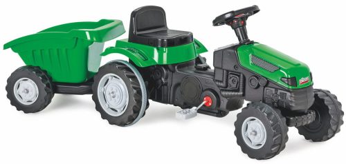 PILSAN TRAKTOR PEDÁLOS PÓTKOCSIVAL ZÖLD
