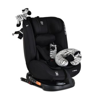   Moni i-MAXX autósülés, I-SIZE 40-150СМ, 360° ISOFIX,NYAKPÁRNA, JÁTÉKKAL - FEKETE