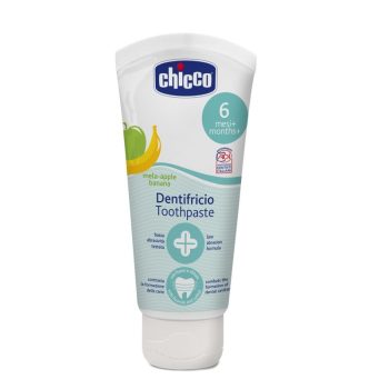 Chicco Alma-Banán ízű fluormentes fogkrém Xilittel 50 ml