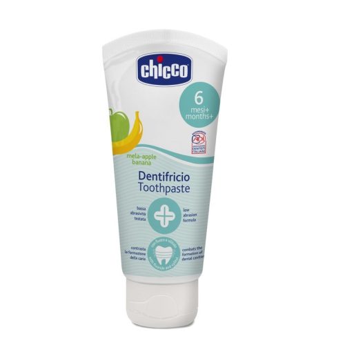 Chicco Alma-Banán ízű fluormentes fogkrém Xilittel 50 ml