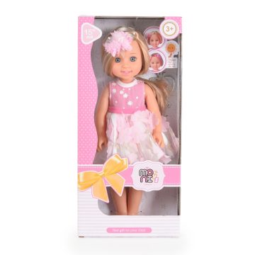 Moni Toys hajasbaba varázspálcával - 38cm