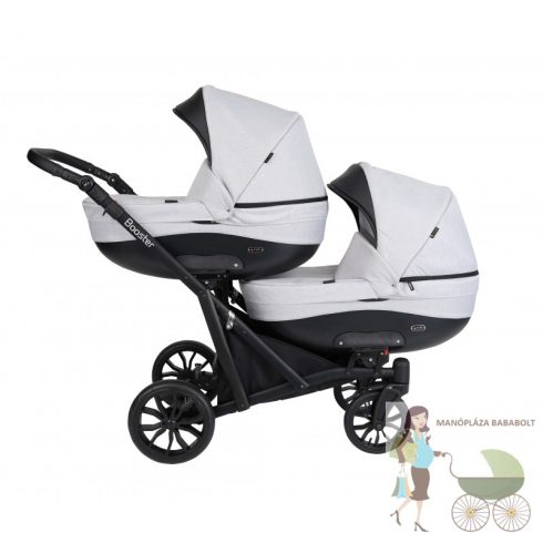 KUNERT BOOSTER IKER- ÉS TESTVÉRBABAKOCSI - SZÜRKE