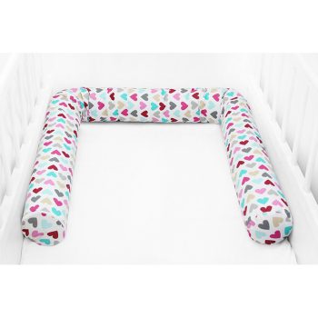   Scamp rácsvédő hengerpárna 180cm Colorful Hearts BRVE018 